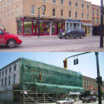 Tempest Block. Top; after restoration. Bottom; before. Tempest Block. Top; after restoration. Bottom; before.